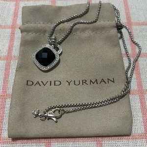 David Yurman Black Pendant Necklace